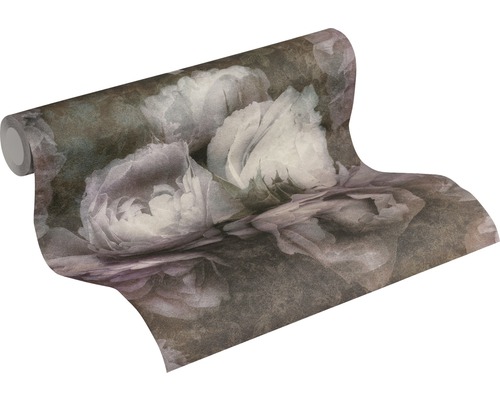 Behangrol met bloemmotief