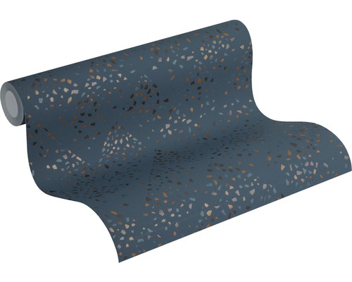Rol behang met terrazzo-motief