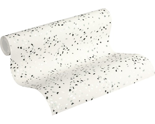 Behangrol met terrazzo-patroon