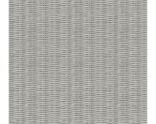 A.S. CRÉATION Vliesbehang 37393-2 New Walls rotan grijs Behang met rotanmotief