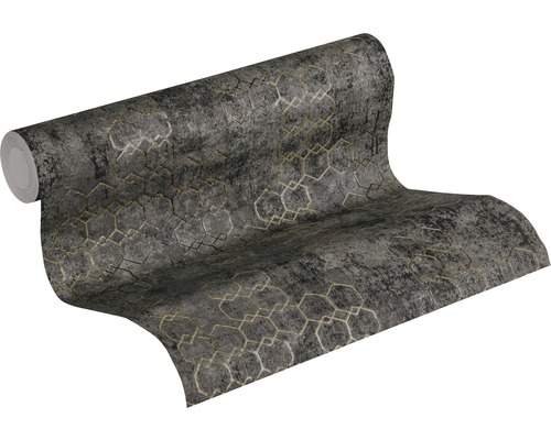 Behangrol met zeshoekig patroon