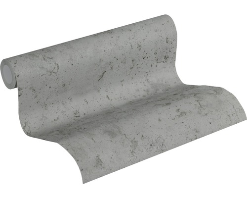 Rol behang met betonlook