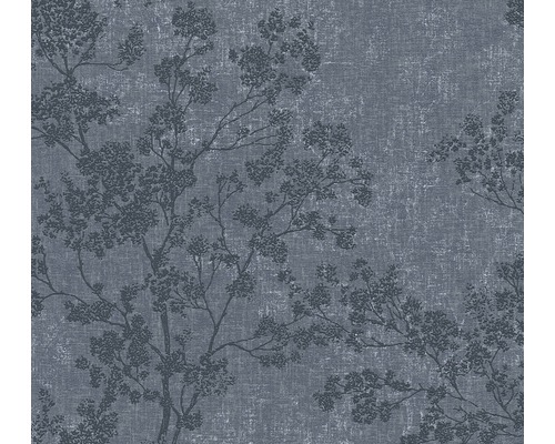 A.S. CRÉATION Vliesbehang 37397-4 New Walls bomen blauw Behang met boomtakkenpatroon