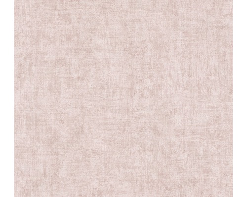 A.S. CRÉATION Vliesbehang 37423-2 New Walls effen roze Behang met textuur en stucwerklook