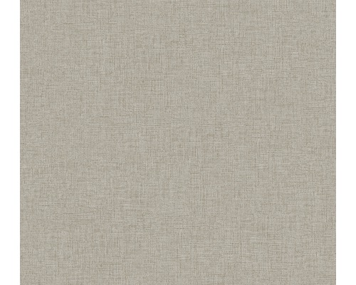 A.S. CRÉATION Vliesbehang 37430-8 New Walls uni textiel taupe