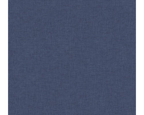 A.S. CRÉATION Vliesbehang 37431-3 New Walls uni textiel blauw