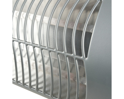 Detailopname van een insectenverdelger met beschermrooster.