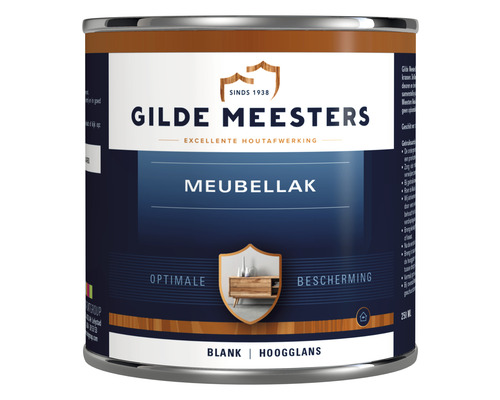 GILDE MEESTERS Meubellak hoogglans blank 250 ml
