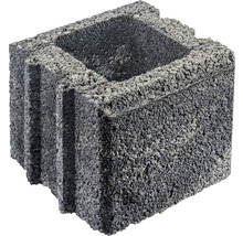Grijze betonnen plantenbaksteen