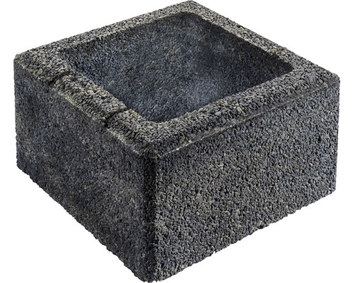 LUSIT Pilaarsteen Bellamur antraciet 37,5 x 37,5 x 20 cm