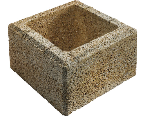 LUSIT Pilaarsteen Bellamur sahara 37,5 x 37,5 x 20 cm