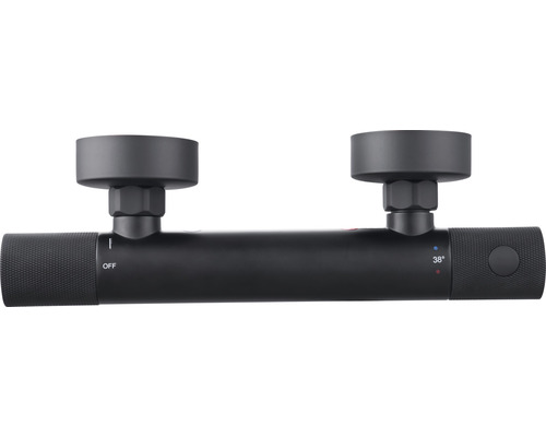 Opbouw douchethermostaat met twee handgrepen