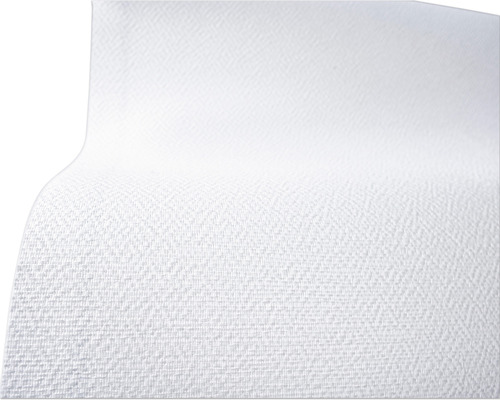 LECO Glasweefselbehang 156 gr/m² structuur middel wit 1x50 m Rol textielbehang met weefselstructuur