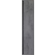 Douchewand met schuifdeur en betonlook