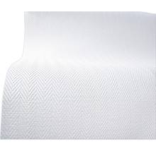 Wit textiel met visgraatpatroon