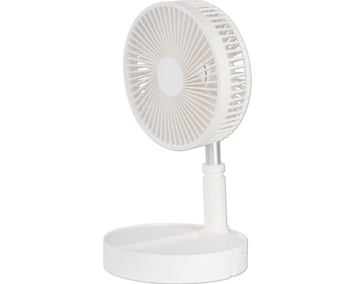 Witte tafelventilator voor gebruik binnenshuis