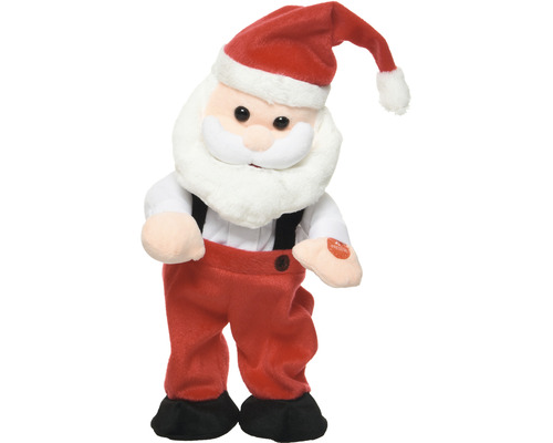 Kerstmanfiguur met rode muts en broek