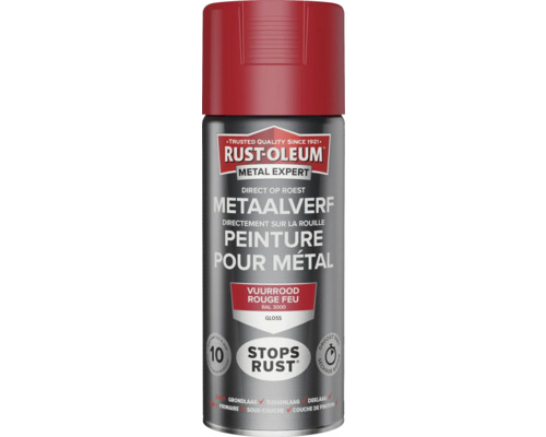 Peinture pour métaux Rust-Oleum Metal Expert Direct sur rouille 750ml - RAL  7035 Satiné - CROP