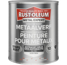 Rust Oleum Metal Expert metaalverf antracietgrijs RAL 7016 in een blik