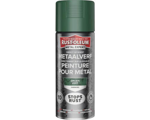 RUST-OLEUM Metal Expert Metaalverf direct op roest hamerslag groen 400 ml