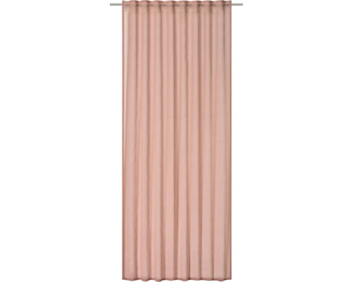 ELBERSDRUCKE Gordijn met lussen Air roze 255x140 cm