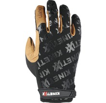 KinetiXx handschoen met lederen details
