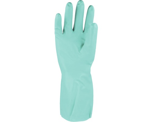 Een enkele rubberen handschoen