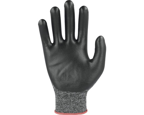 Beschermende handschoen met gebreide boord