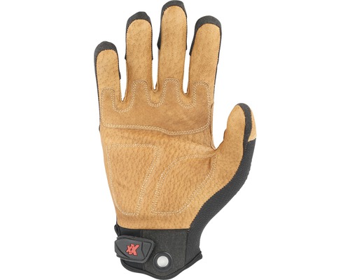 Handpalm van een werkhandschoen