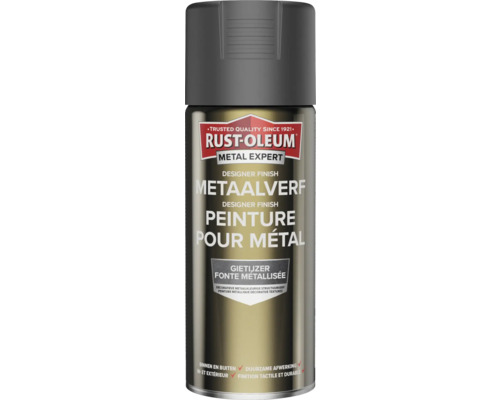 RUST-OLEUM Metal Expert Designer gietijzer 400 ml Rust-Oleum metaalverf spuitbus voor binnen en buiten