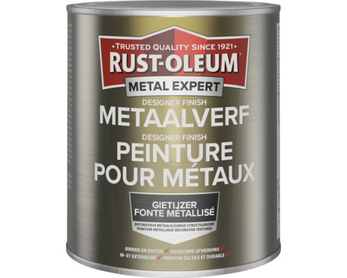 RUST-OLEUM Metal Expert Designer gietijzer 750 ml Rust-Oleum Metal Expert metaalverf voor binnen en buiten