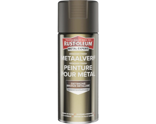 RUST-OLEUM Metal Expert Designer gietbrons 400 ml Rust-Oleum metaalverf spuitbus in bronstint