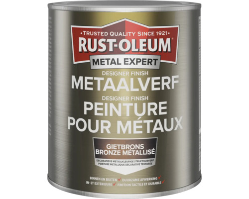 RUST-OLEUM Metal Expert Designer gietbrons 750 ml Rust-Oleum metaallak blik in gietbronsoptiek