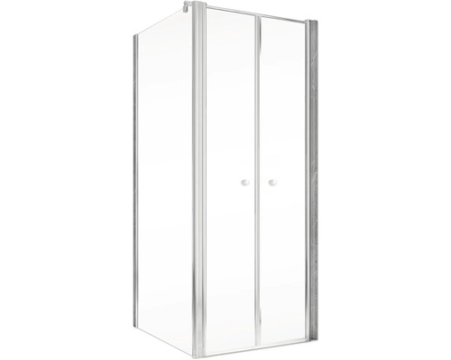 Douchecabine met helder glas en frame