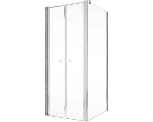 Hoekdouche met vouwdeur