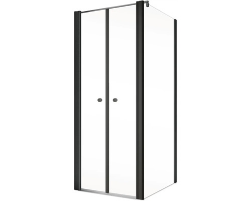 Douche met draaideur van glas