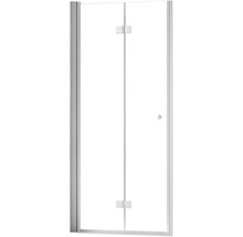 SCHULTE Douchedeur in nis ExpressPlus Garant 2.0 aluminium 90 cm helder glas