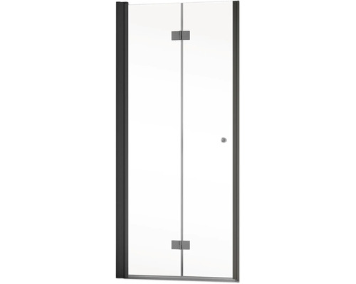 Douchecabine met draaideur van glas