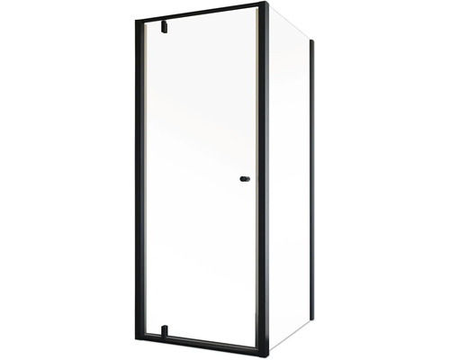 Hoekdouche met zwart frame