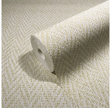 Behangrol met visgraatmotief