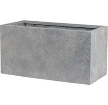 Plantenbak Liverpool lichtgrijs 80x35x35 cm
