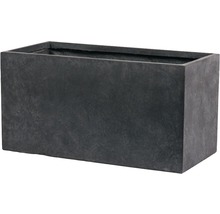 Plantenpot Liverpool donkergrijs 80x35x35 cm