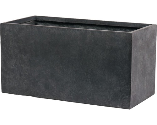 Plantenpot Liverpool donkergrijs 80x35x35 cm