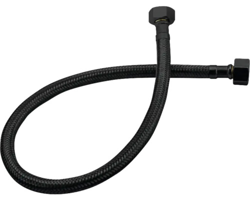 Aansluitslang flexibel 3/8" x 1/2" zwart 350 mm Aansluitslang flexibel 3/8" x 1/2" zwart 350 mm