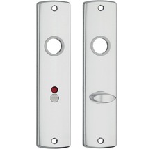 AXA Schild Curve 6350 met WC-/badkamersluiting WC63/8 aluminium F1, 2 stuks