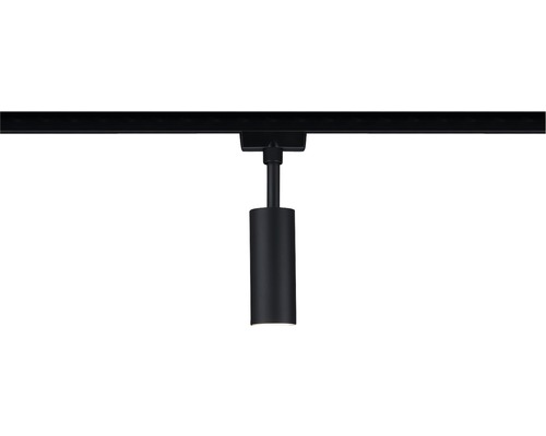 Railsysteemlamp met cilindervormige spot