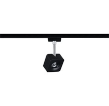 Zwarte LED-spot voor railmontage