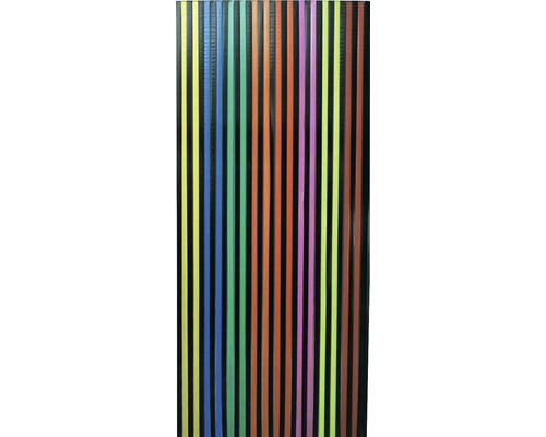 CONACORD Deurgordijn pvc strepen meerkleurig 90x200 cm