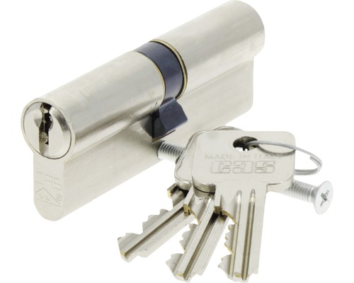 ARON Profielcilinder 30-30 SKG** vernikkeld, 4 stuks Profielcilinder met sleutels