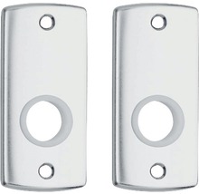 AXA Binnendeurrozet Curve 6350 aluminium F1, 2 stuks